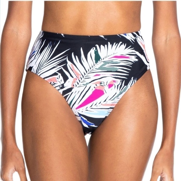 Rachel Rachel Roy High Waisted Moderate Coverage Swim Bikini Bottoms Medium - Picture 1 of 8